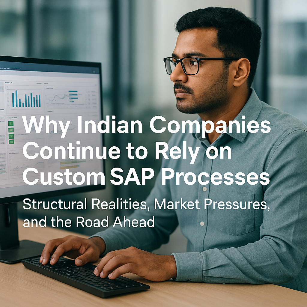 Understanding the Continued Reliance on Custom SAP Processes in India: A Study of Structural Realities and Market Pressures